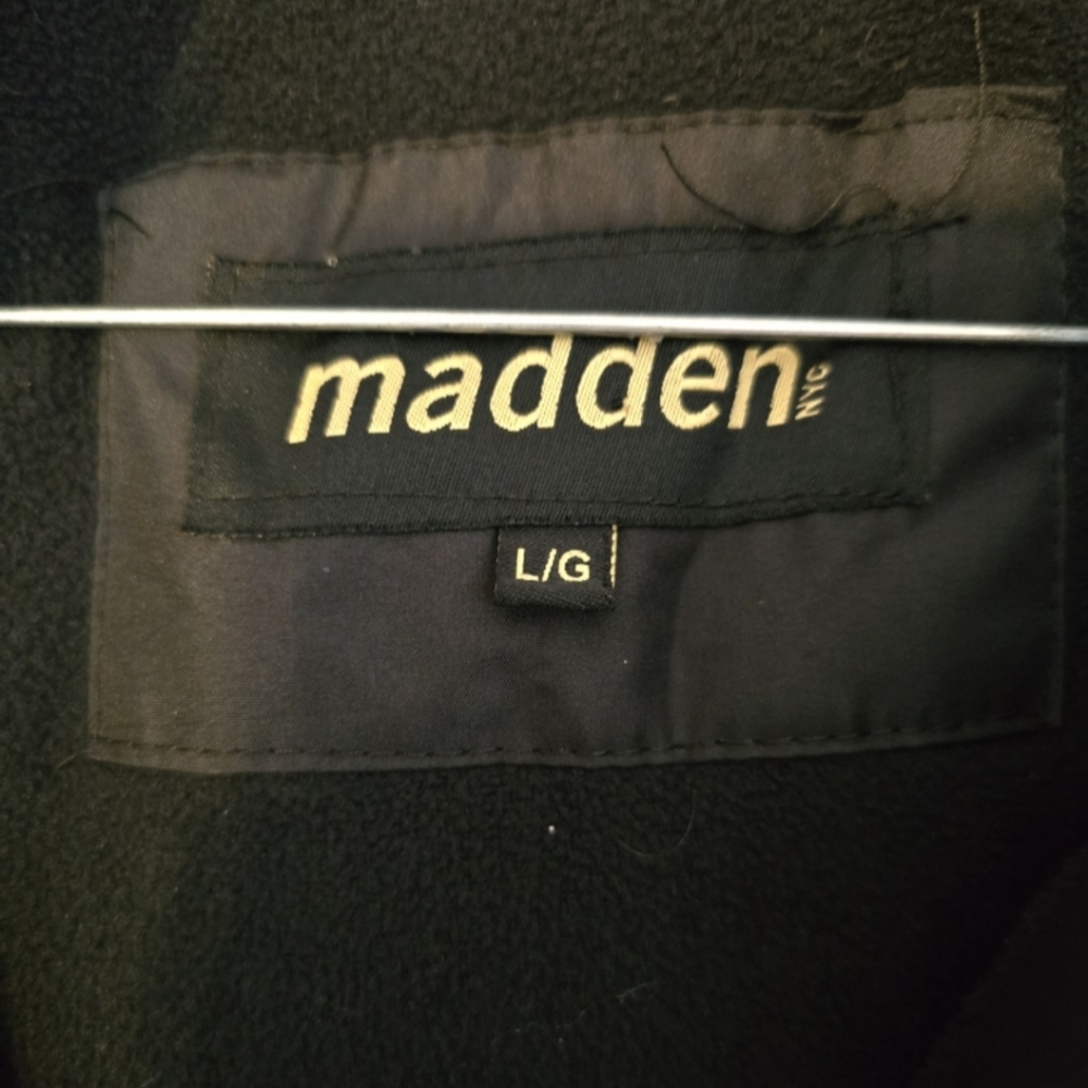 Madden NYC Black Parka with Faux Fur Trim NWOT! - Picture 4 of 4